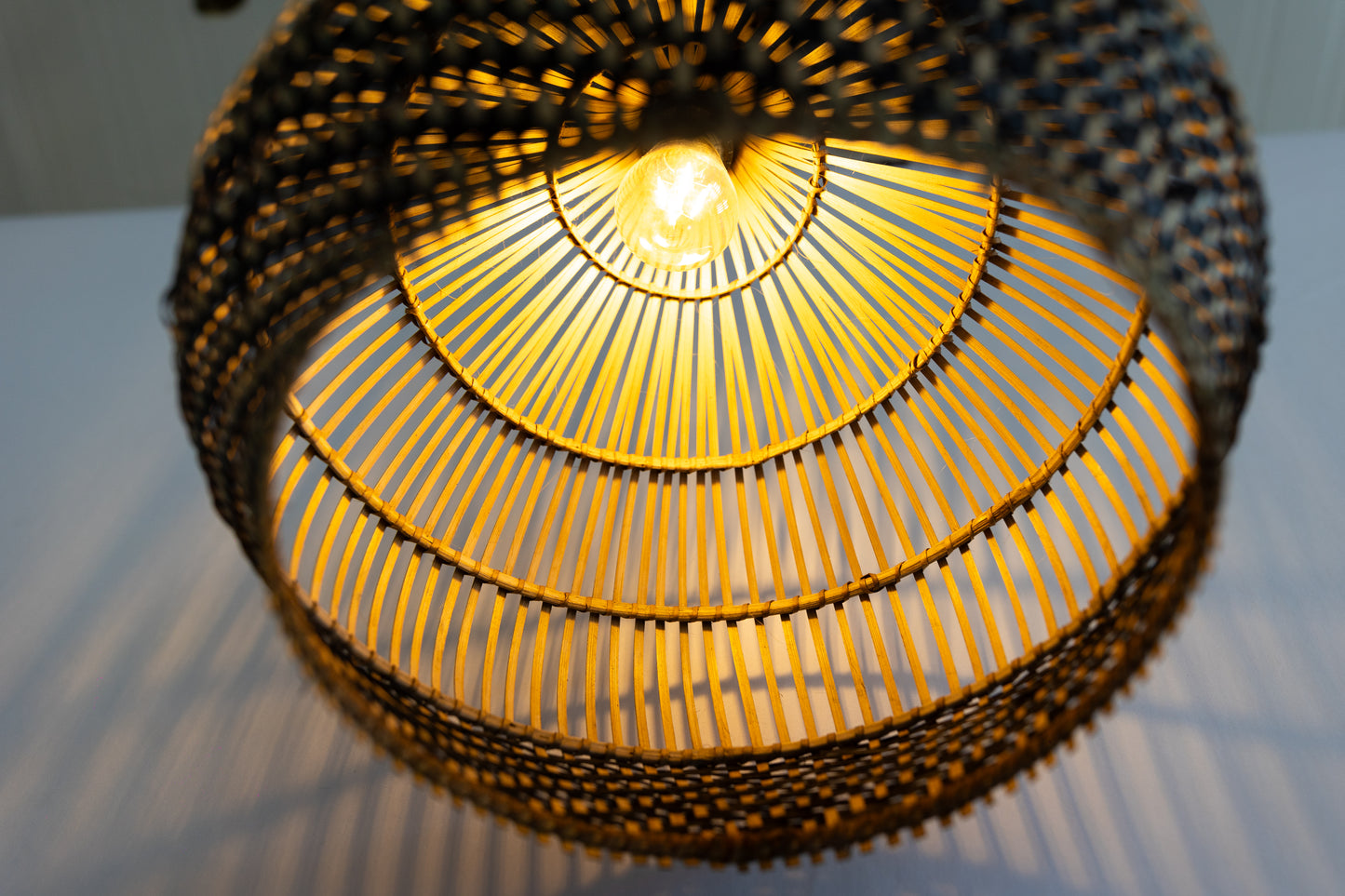 Bamboo Lapshade - OA - 1025